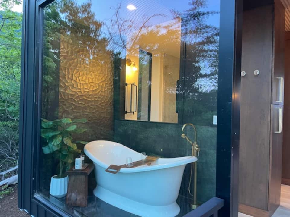 Lovers Lodge, a glass retreat in the Blue Ridge, Luray, Virginia, United States, photo 2 of 10