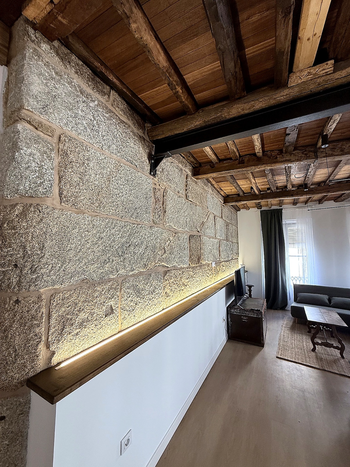 Interior de una de las casas