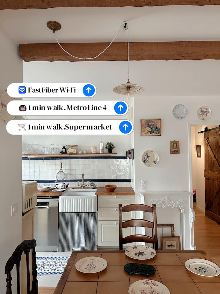 Charmant Appartement Vintage/chic Proche De Paris - Bagneux