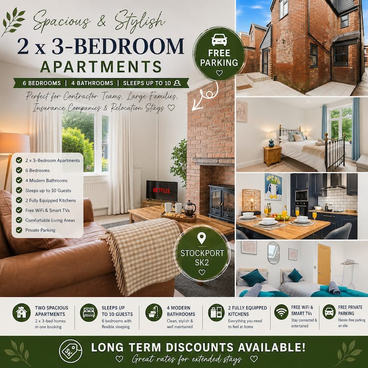 Large Contractor Teams | Free Parking | Secure - Manchester