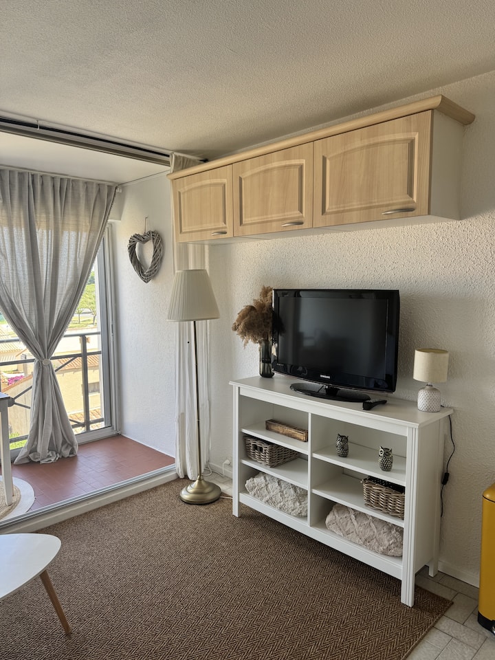 Studio Cosy Climatisé Avec Loggia - Le Grau-du-Roi