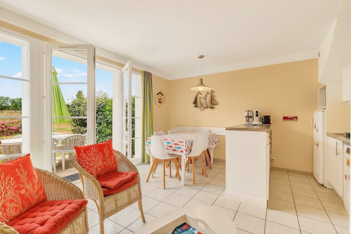 Maison 4 Personnes 2 Chambres Avec Jardin Vue Golf - Talmont-Saint-Hilaire