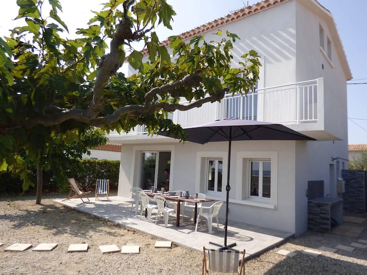 Villa T5 Climatisée Face Mer - Narbonne