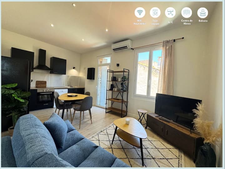 Le Jean Jaurès, Clim, Wifi - Nîmes