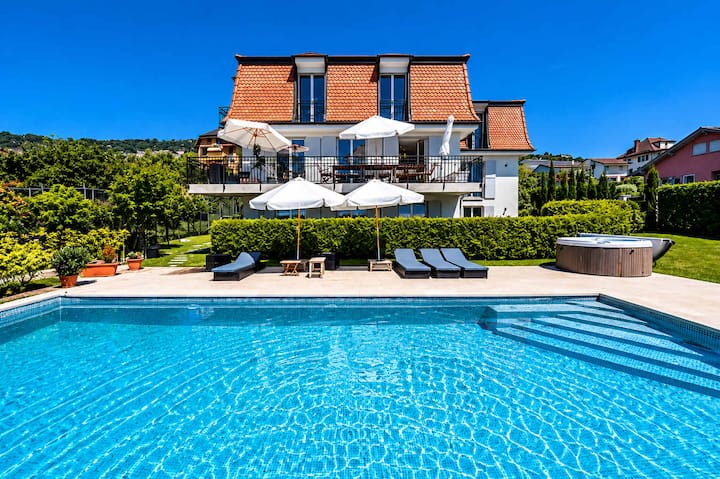 Luxury 5-bedroom Villa With Pool, Garden & Lake Ge - Vevey