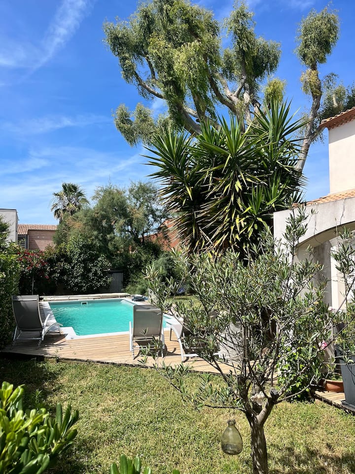 Montpellier: Maison Piscine, Calme, Mer & Camargue - Montpellier