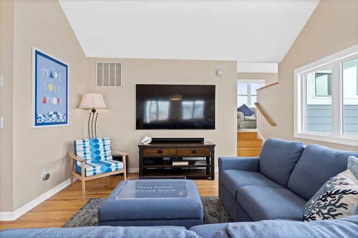 Villa Serena - Ocean Views, Dog-friendly, 2nd Row - Holden Beach, NC