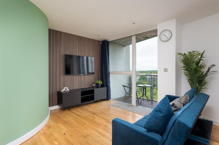 City Centre Apartment|great Location|free Parking - Milton Keynes