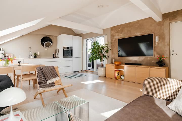 Moderne Loftsleilighet M/​takterrasse - Oslo
