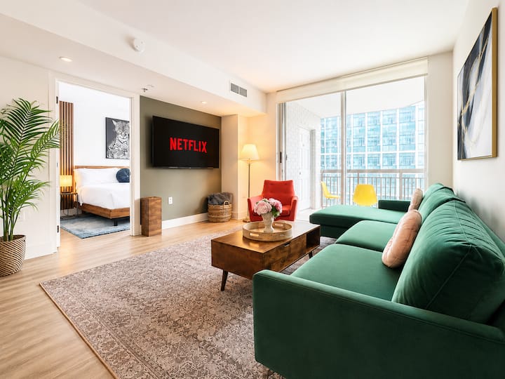 Amz City View King Queen 2br Near Dc|metro|wholfds - Washington D.C., DC