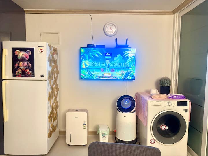 Elite_계산역 도보 2분 아늑한 숙소(2room) - Bucheon