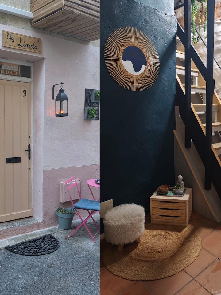 Maisonnette 2 Personnes Sur 2 Niveau
Climatisé - Argelès-sur-Mer