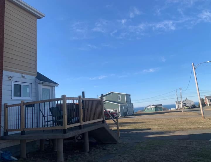 Old Fashion House Next To The Ocean - Glace Bay