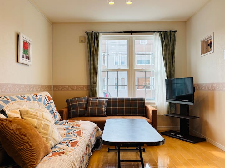 New/scarlet/free P/ Cozy Apt/ Near Sta./biei - Asahikawa