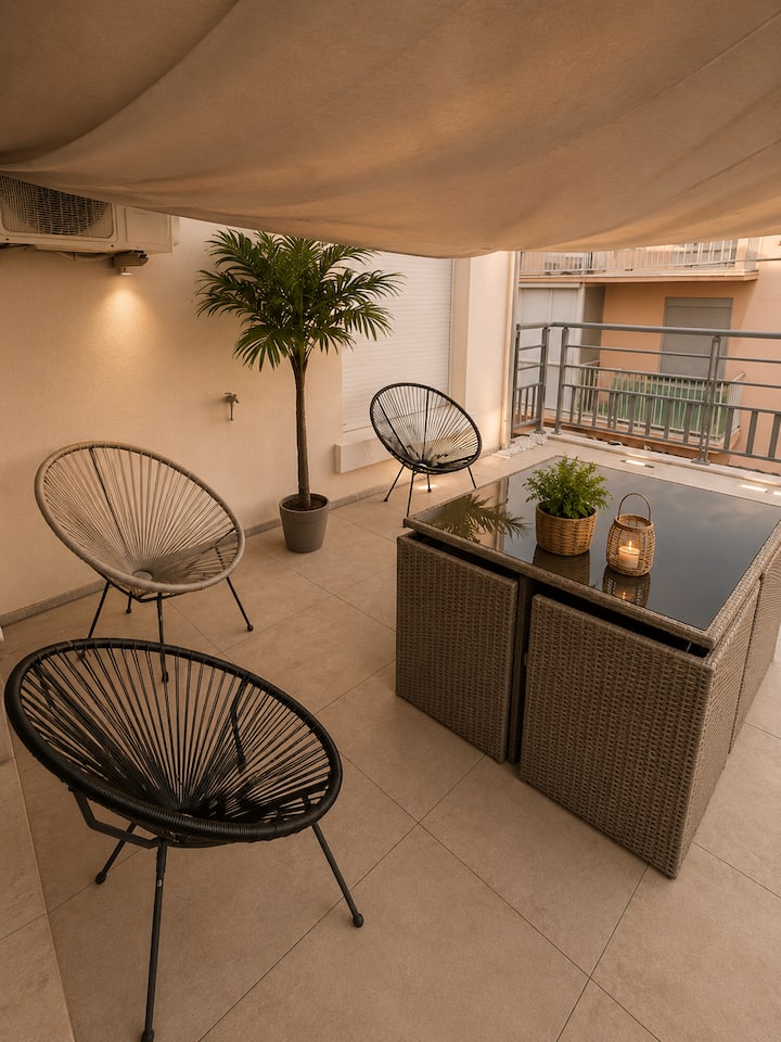 Le Jaurès 3 - Appart Lumineux, Rooftop Et Plage - Valras-Plage