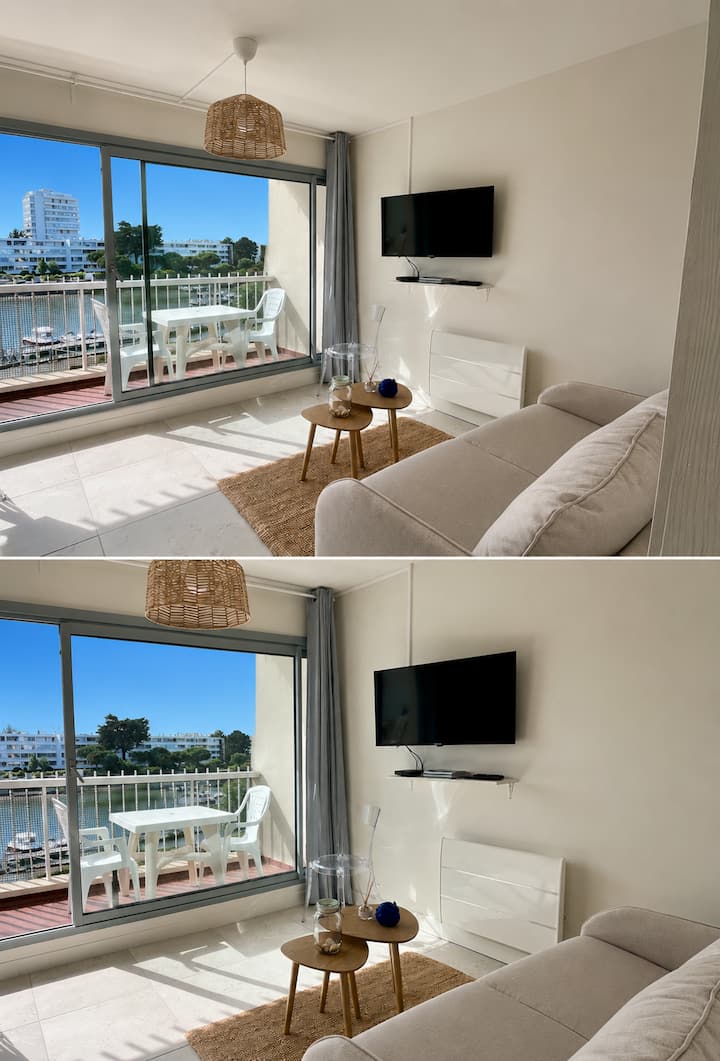Studio Moderne, Vue Sur Le Port à 900m De La Plage - Le Pouliguen