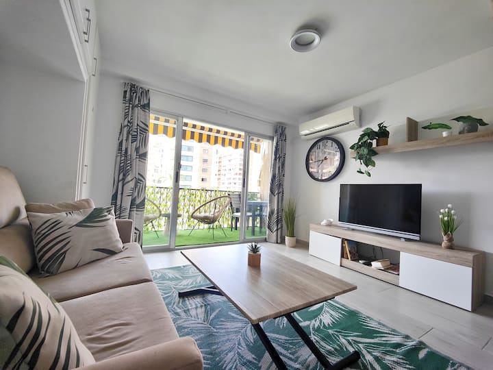 Charmant Studio Avec Balcon, 450m Playa Levante - Benidorm