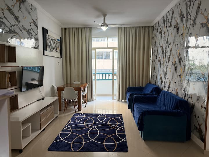 Apartamento78m² Pé Na Areia, Esq Shopping La Plage - Guarujá