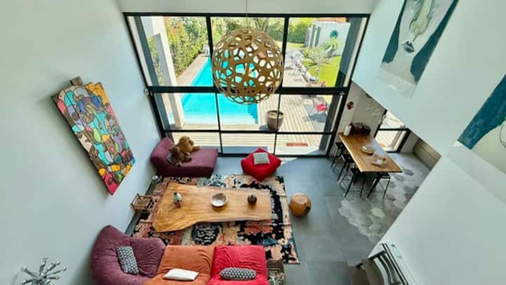 Grande Maison Moderne Avec Piscine - 10 Pers. - Montpellier
