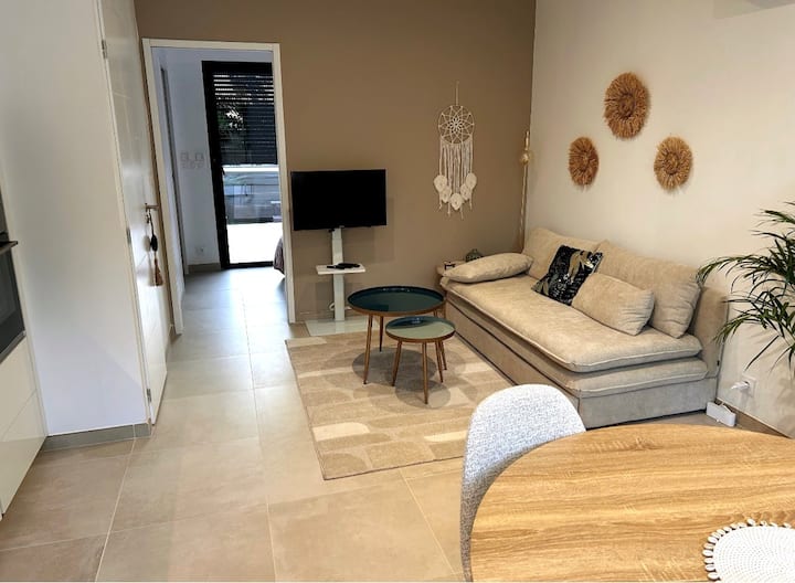 Hébergement Avec Terrasses, Jardin & Jaccuzzi - Mauguio