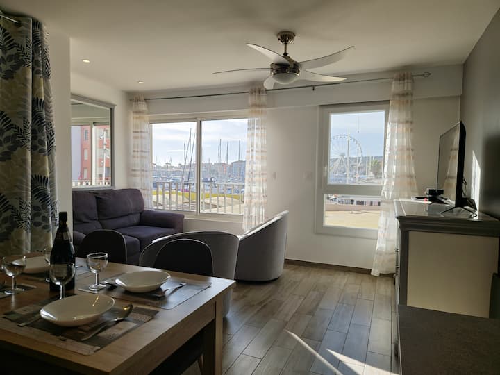 Appart Rénové: Vue Port, Idéal Famille, 5min Plage - Agde