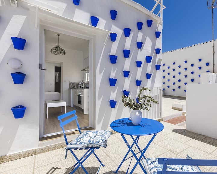 Casa Azul - Beach Studio With Patio & Beach Access - Torrox Costa