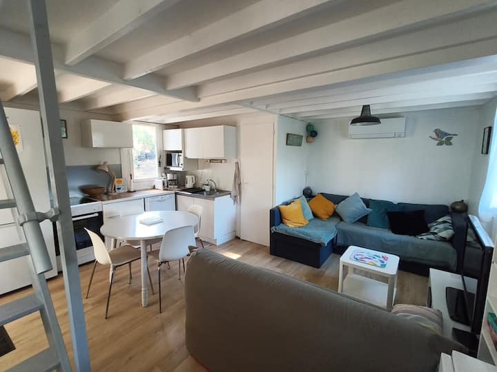 Chalet Climatisé La Jenny
4/5 Pers. Proche Plage. - Le Porge