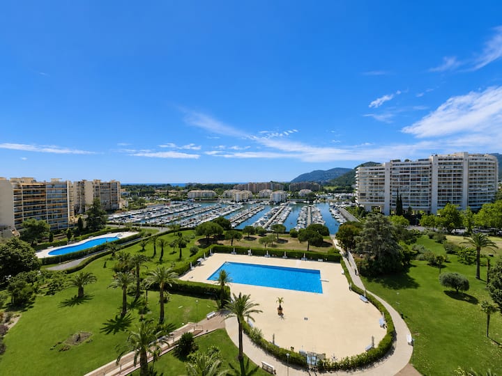 Appt 8 Pers Vue Mer Piscine - 10 Minutes De - Mandelieu-la-Napoule