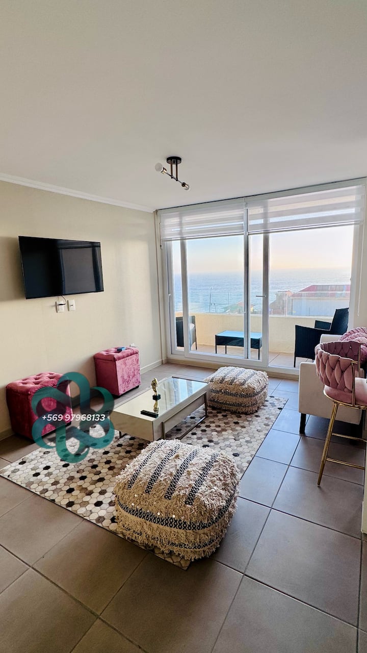 Departamento Con Vista Al Mar, Quintero - Quintero