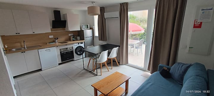 Charmante Maison Climatisée Avec Piscine - Lunel