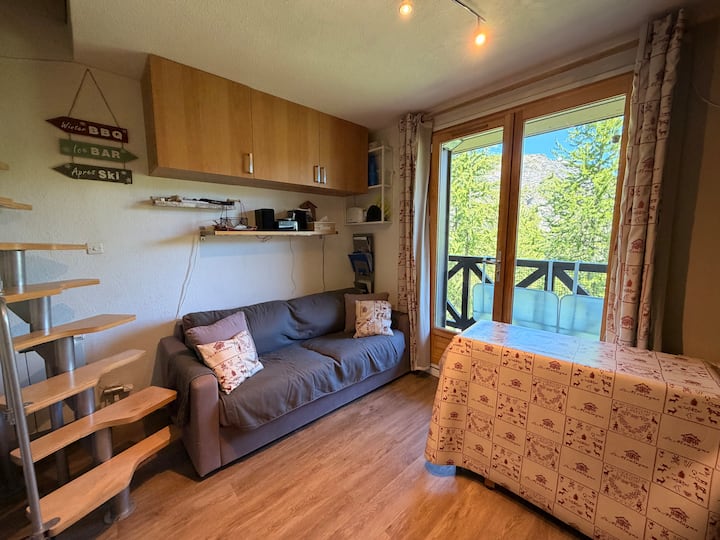 Appartement Duplex 5 P Pieds Des Pistes Le Seignus - Colmars