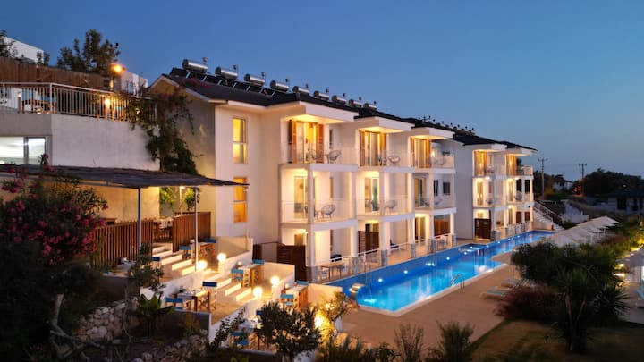 1+1 Suite, Muhafazakâr, Halal Consept, Ortak Havuz - Faralya