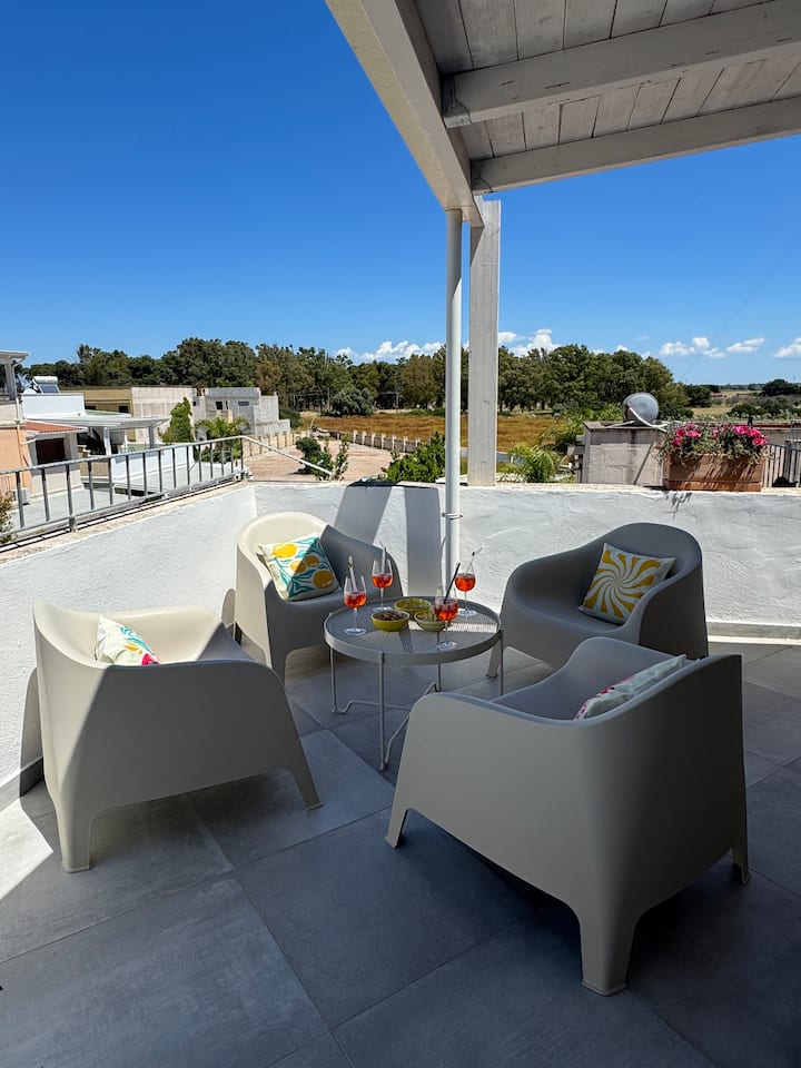 Magnifique Appartement Avec Terrasse Proche Plage - Torre Lapillo