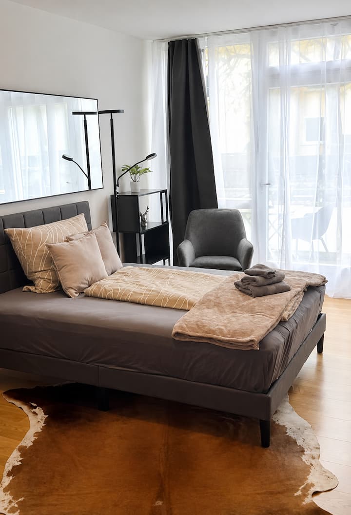 Modern Studio With Balcony I 5 Min To U-bahn - München
