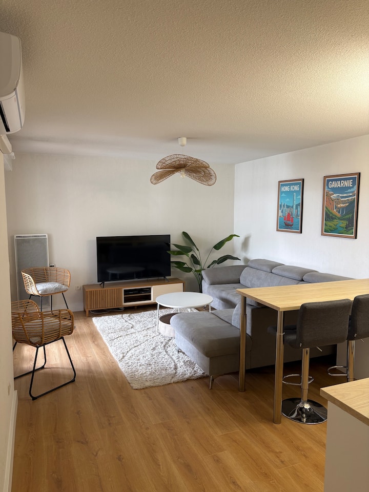 Appartement Moderne · Terrasse · Clim · Bureau Pro - Colomiers