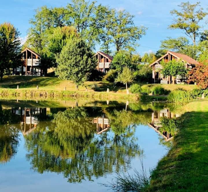 Les Chalets De Meilhac - Hameau De 4 Chalets - Haute-Vienne