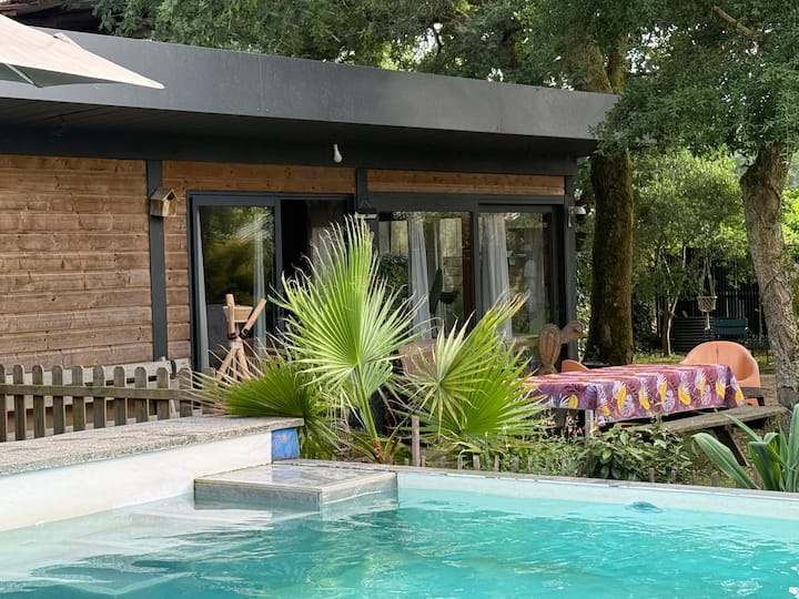 Chalet 4 Pers Jardin Privatif Piscine Partagé - Seignosse