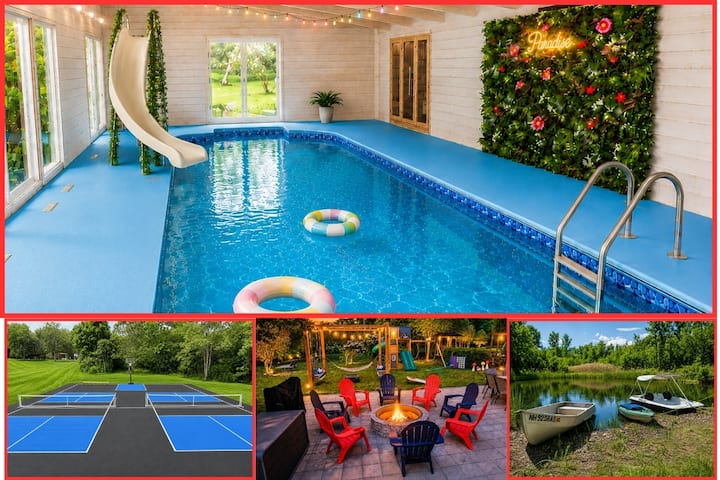 Omg! Indoor Pool*2 Pickleball*pond*8bd, 8ba*15 Bed - Catskill, NY