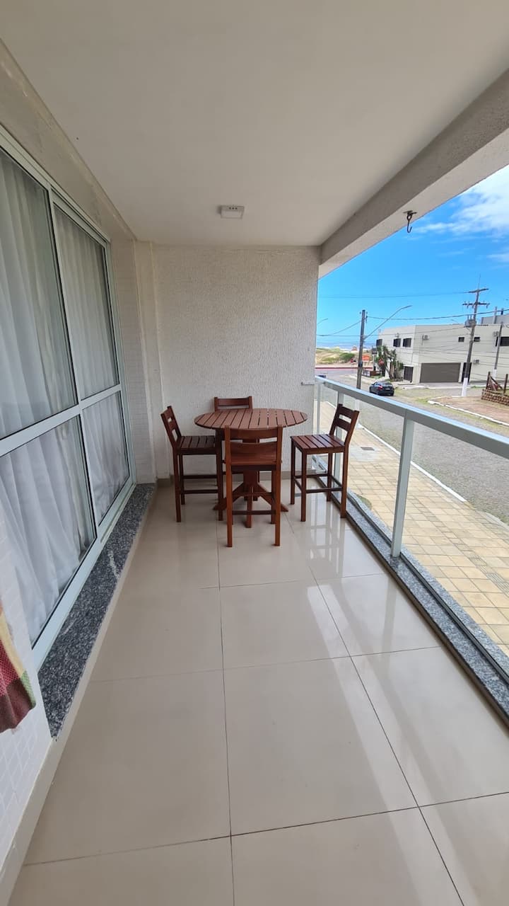 Apartamento Beira-mar Praia Grande 3 Dormitórios - 托里斯