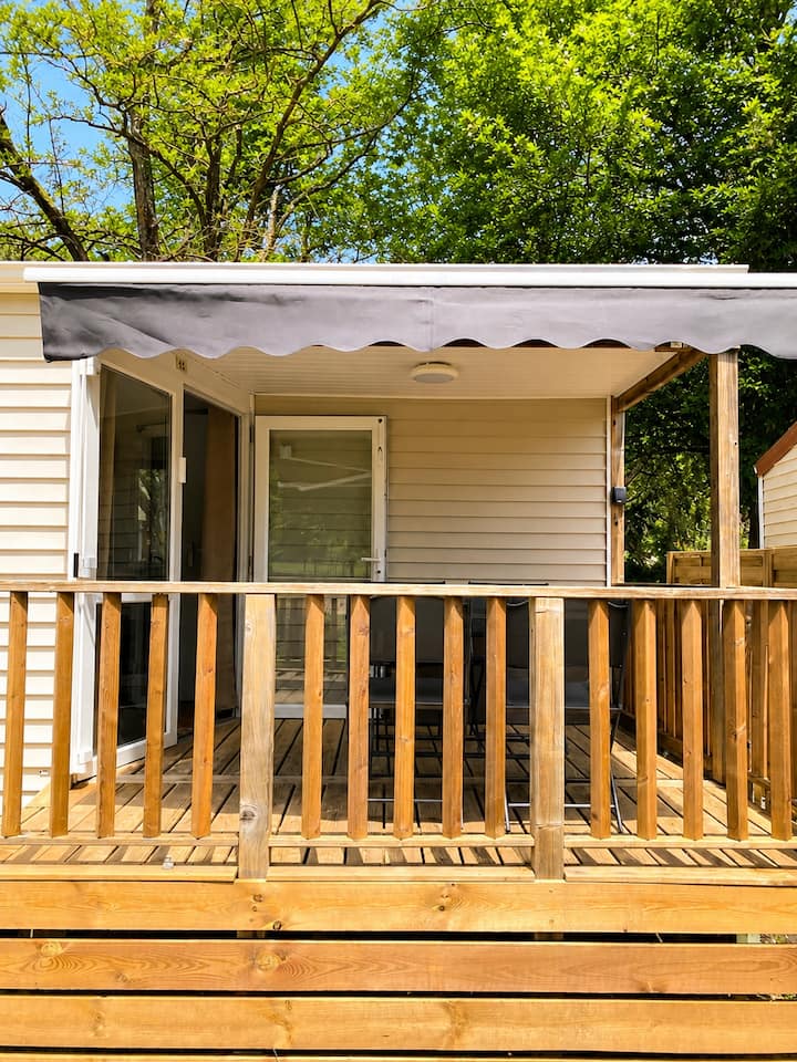 Bungalow Climatisé 4-6 Pers • Terrasse • Cévennes - Le Martinet