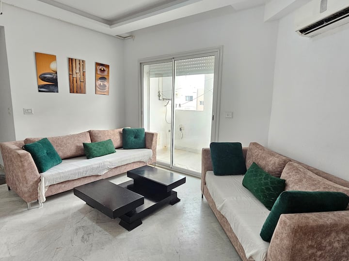 Appartement 2 Chambres 
Résidence Avec Piscine - Nabeul‎