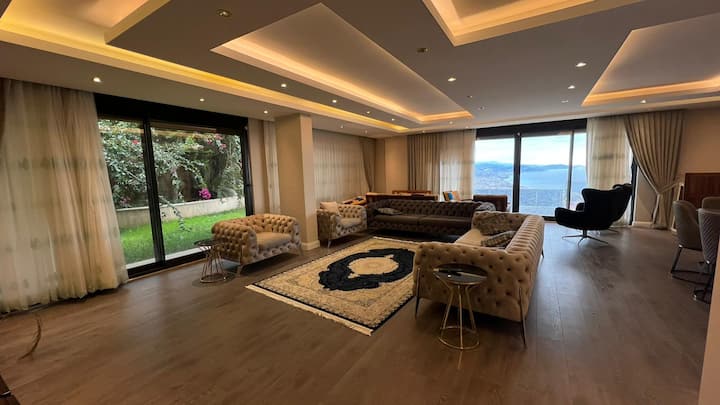أطلالة جميلة ، مسبح خاص ، متاحة للأيجار اليومي - Alanya