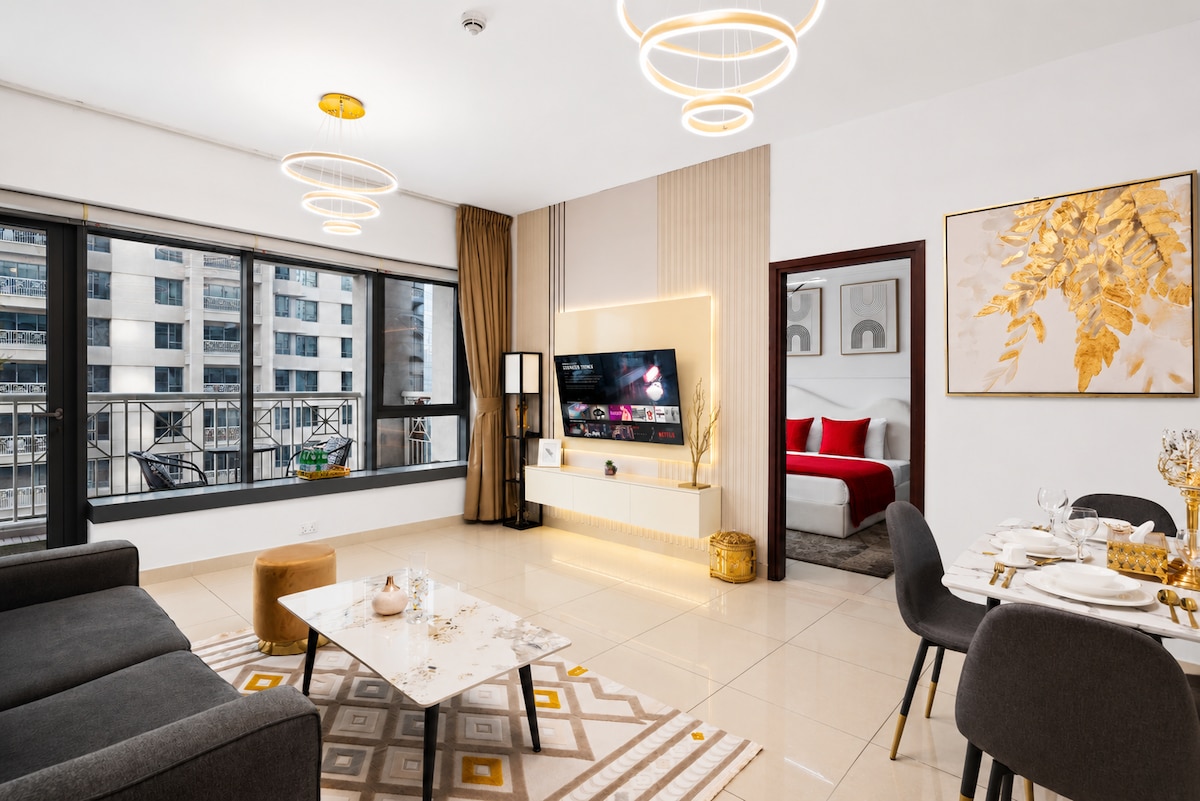 1 Bedroom Furnished Apartment with Burj Khalifa View 3