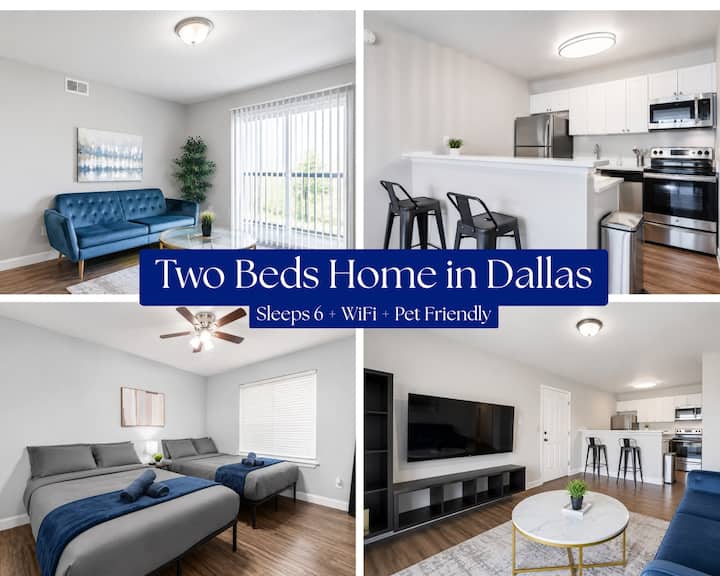 Spacious Double Queen Suite | Central Dallas - Dallas, TX