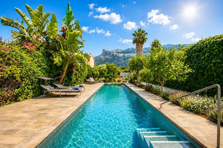 Casa De Piedra Con Piscina, A/c, Wifi Y Parking - Sóller