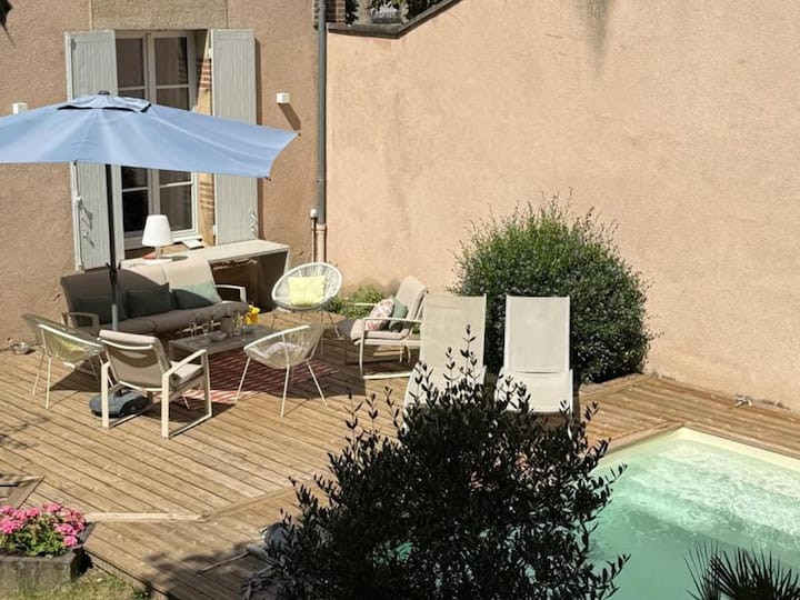 Maison Avec Piscine Au Cœur De Moulins - 8 Pers. - Moulins