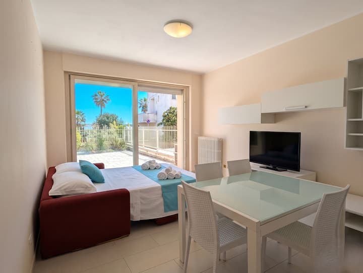 {Cour Privée} A/c Bord De Mer 8 Couchages - Porto San Giorgio