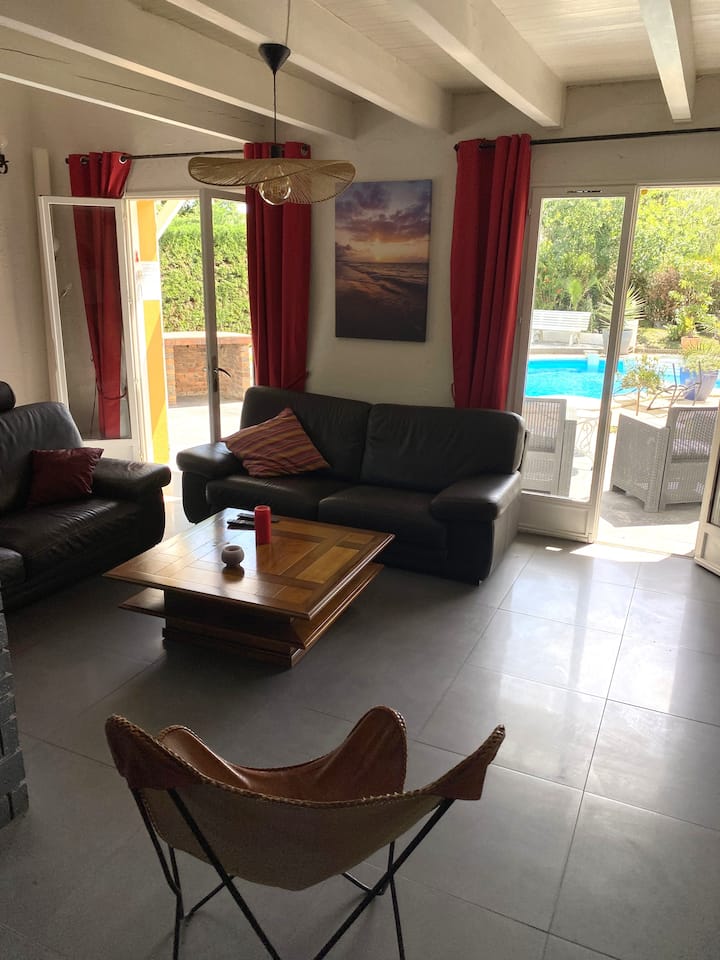 Belle Maison 6 Personnes Avec Piscine - Audenge