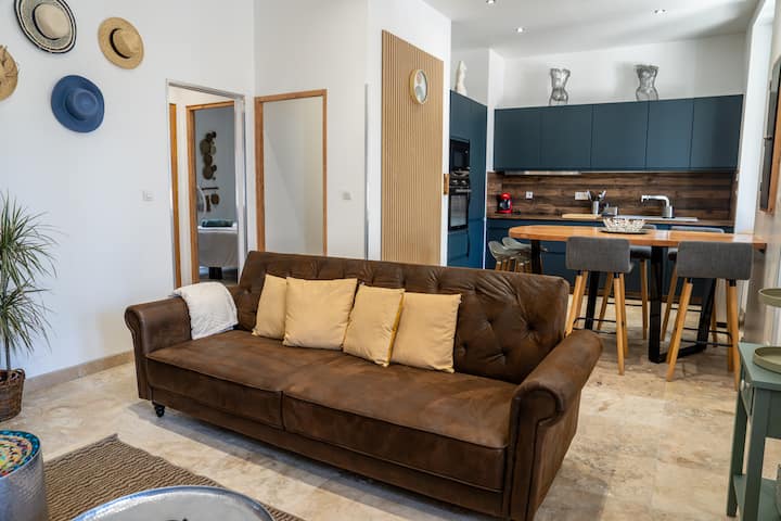 Charmante Maison Avec Piscine Privée - 8p - Fos-sur-Mer