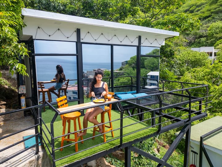 Jacuzzi Privado + Malla Catamarán + Vista Al Mar - Taganga